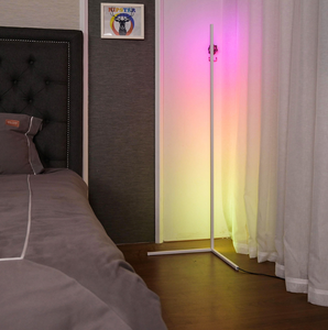 Lampada da Terra RGB Colorata per Angoli, Luce d'Atmosfera LED Creativa per Soggiorno e Camera da Letto - Product Image 3