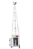 Cámara de Seguridad de Acero de Alta Eficiencia con Clasificación IP65, Torre CCTV con Control Manual del Mástil, Resistencia al Viento Nivel 8 para Monitoreo