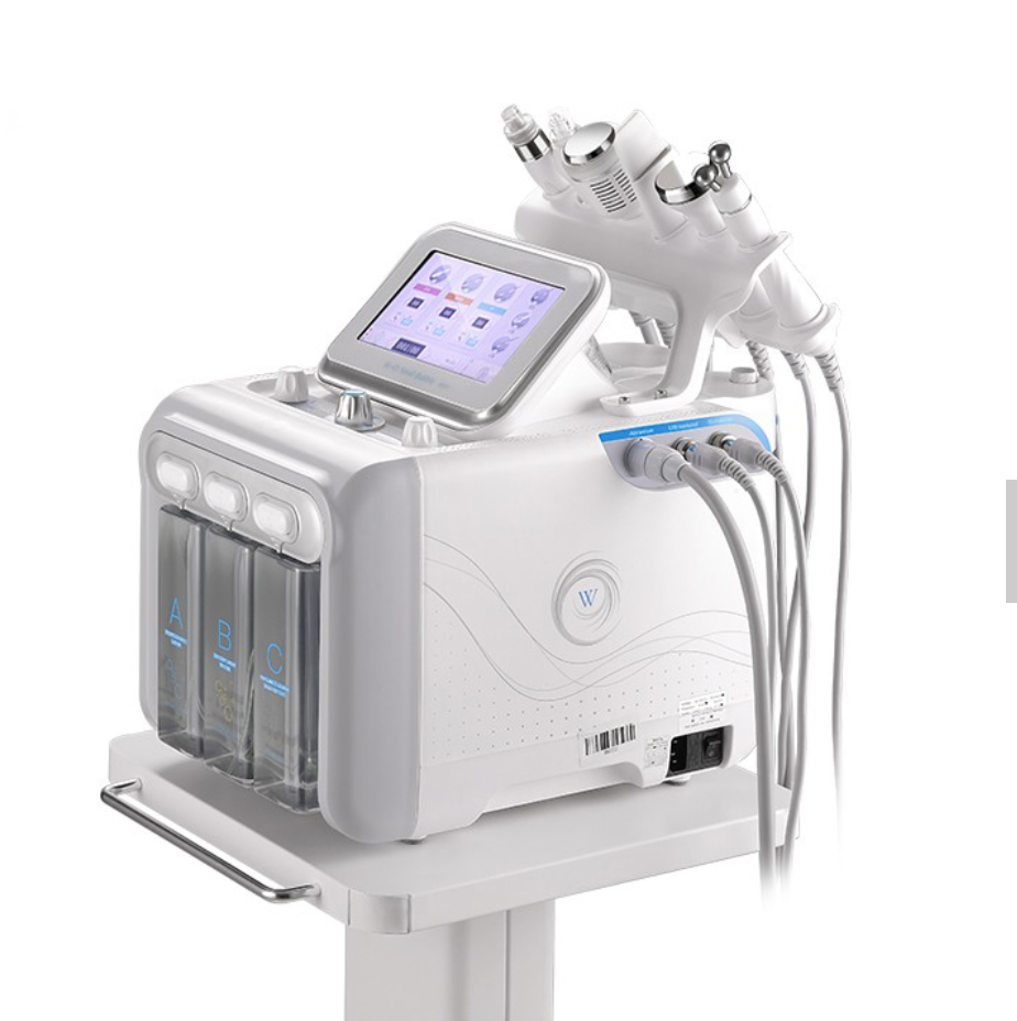 Аппарат для ухода за кожей, гидро-материалы для лица, микродермабразия высокой мощности 6 в 1 H2O2 Hydra aqua, пилинг hydra Small Bub