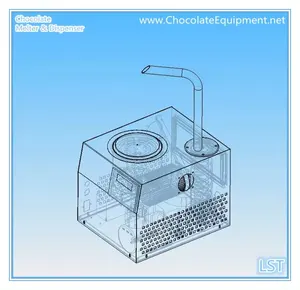 뜨거운 판매 초콜릿 만드는 기계 5.5 L 디스펜서 상업용 소형 초콜릿 녹는 기계 가격