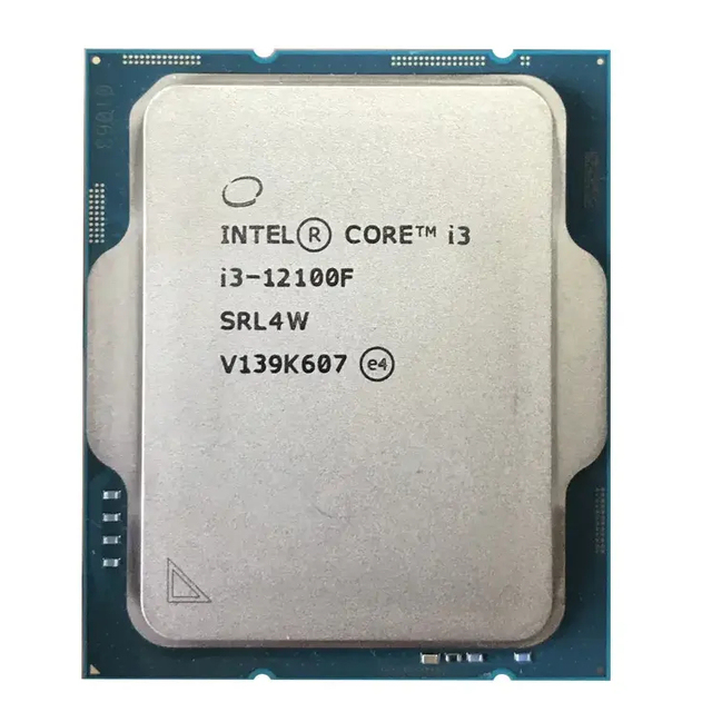 Used Original Computer CPU Core I3 12100F LGA 1700 3.3GHz I3 12100F