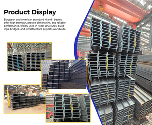 Acier galvanisé SS400 210x210x8x11mm anti-corrosion pour structure d'atelier d'usine chimique, poutres en H - Product Image 2