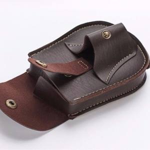 Sac de transport en cuir Ztc515 marron et noir, pochette de ceinture durable pour lance-pierre, support pour billes en acier, pour sports de plein air et jouets - Product Image 4