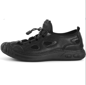DFS0114 Zapatos Deportivos Ligeros Personalizados para Correr y Hacer Senderismo, de Cuero Vacuno Genuino con Orificios de Ventilación - Product Image 2