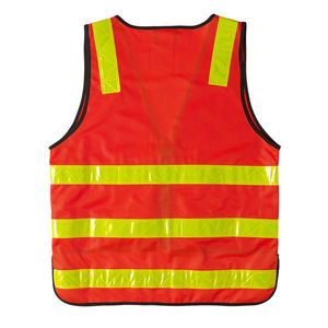 <span class=keywords><strong>Gilet</strong></span> de sécurité réfléchissant imperméable 100% polyester <span class=keywords><strong>gilet</strong></span> de travail haute visibilité pour les travailleurs de nuit de cyclisme de construction - Product Image 1
