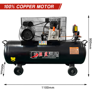 イタリアンタイプ2065 220v 50hz 2.2kw 3hp 100Lポータブルエアコンプレッサー - Product Image 5
