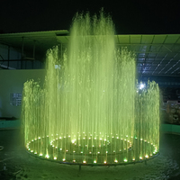 Fuente de Agua Musical Redonda Moderna de Fenlin Factory, Programable y Controlada, para Jardín Exterior