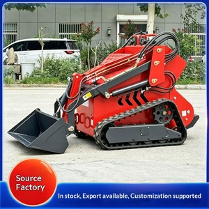 รถตักล้อยางขนาดเล็กสำหรับงานก่อสร้าง วางทรายซ้อนกันได้ - Product Image 1