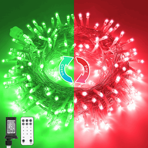 Guirlandes lumineuses pour Noël, Halloween, jardin, décoration de <span class=keywords><strong>la</strong></span> maison, guirlandes lumineuses LED connectables rouge et vert pour Halloween, 8 modes avec minuterie - Product Image 1