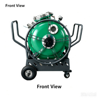 Tambour d'inversion d'air CIPP en acier inoxydable 0,25 MPa, équipement pneumatique d'inversion de tuyaux DN60-DN150, machine de réparation de canalisations sans tranchée