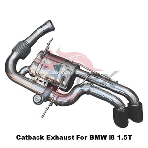 Vortex Advanced TIG Welding Stainless <b>Exhaust</b> for BMW i8 1.5T 2014-2018 Custom Upgrade Valvetronic Pipe - Product Image 2