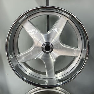 Cerchi Forgiati in 2 Pezzi a <span class=keywords><strong>5</strong></span> Razze Spazzolate 22 24 26 Pollici 5x127 per Chevy Impala SS, Ruote Personalizzate per Auto Passeggeri OEM SEMA - Product Image 1