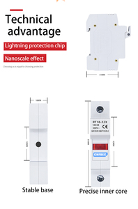 ที่ใส่ฟิวส์พลาสติก 1P ขนาด 10*38 มม. สำหรับระบบโซลาร์เซลล์แรงดันต่ำ 500V ฐานฟิวส์ 12A กระแสไฟฟ้าที่กำหนด กำลังตัดสูง เปิดเร็ว - Product Image 5