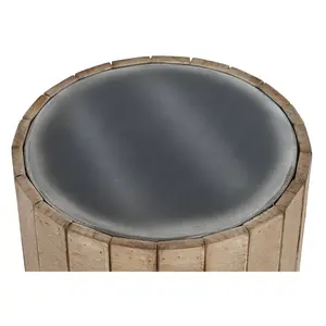 TABLE D'APPELI EN MDF 36X36X45 NATUREL - Product Image 3