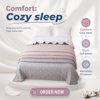 Vente directe d'usine, convient pour la maison, les voyages et l'école, couverture double lestée, logo personnalisé, couverture douce, chaude et confortable