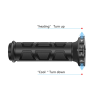 Poignées chauffantes électriques pour moto 22 mm avec interrupteur réglable multi-niveaux – Vente en gros usine ODM