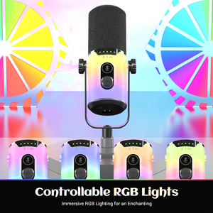 2025 नए आगमन BKX-43P + सभी rgb कार्डियोइड पॉडकास्ट यूएसबी/xlr गतिशील माइक्रोफोन किट - Product Image 2