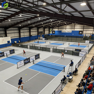 Edificio Deportivo Prefabricado Elite Clear Span de 65 m de Ancho, Pista de Tenis Interior de Alta Resistencia, Duradera, Personalizable y de Montaje Rápido - Product Image 1