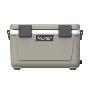 Nevera portátil Ikuer de 45Qt, rotomoldeada, para exteriores y camping, con tapa, almacenamiento y asa. - Product Image 2