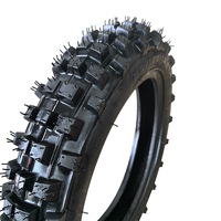Pneus à chambre à air radiaux tout-terrain 80/100-12 pour moto, épaissis, à valve droite, à profil profond haute performance