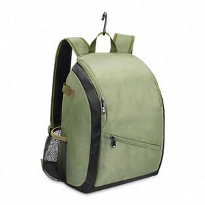 Free Sample Custom Youth Baseball <b>Backpack</b> Outdoor Training Daypack 420D <b>Green</b> Sport Duffle Bag And <b>Backpack</b> OEM Sports Bag - Product Image 2