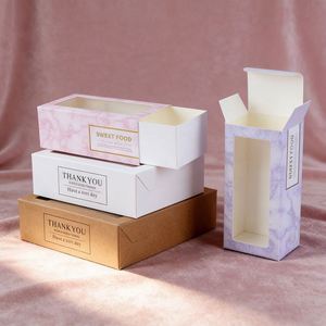 Caja de Cartón Blanca con Acabado Brillante y Recubrimiento UV Personalizado de Fábrica, Caja Extraíble para Pasteles y Repostería, Embalaje para Regalo - Product Image 2