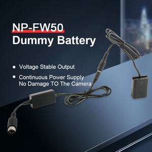 Interface d'alimentation de la lampe Flash mâle vers un câble cc de 5.5x2.5mm + coupleur cc AC-PW20 FW50 pour <span class=keywords><strong>Sony</strong></span> <span class=keywords><strong>Alpha</strong></span> 7 a7 a7II <span class=keywords><strong>a7R</strong></span> A3000 A5000 ZV-E10 - Product Image 3