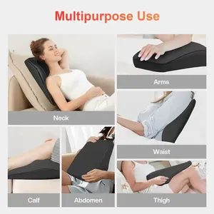 Masajeador profundo eléctrico Phentiech con calor de amasado rodante <span class=keywords><strong>Shiatsu</strong></span> hombro cuello almohada de masaje de espalda - Product Image 4