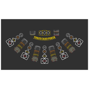 Tapete de Terciopelo para Póker de Casino, 1400*2400 mm, Resistente al Agua, Ignífugo, Personalizado, para 5 Jugadores, 3 Cartas, Venta al Por Mayor - Product Image 6