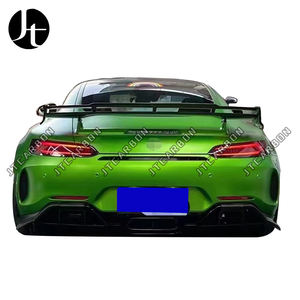 Aileron de lèvre de coffre d'aile arrière de voiture en Fiber de carbone véritable de Style RENN pour Mercedes-Benz AMG GT GTS GTC GTR 2015-2022 - Product Image 4