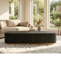 Home Moderne Wohnzimmer möbel Designer Massivholz Rechteckiger zentraler Marmor tisch Freizeit Couch tisch