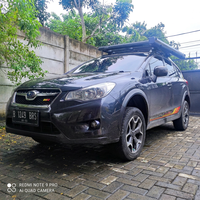 Tenda Samping Mobil 2.5x3m dengan Casing Aluminium Hitam untuk Truk Pikap SUV 4x4, Kain Berlapis UV 420D dengan LED dan 2 Tiang Penyangga