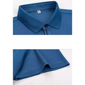 Polo d'été pour hommes T-shirt personnalisé à manches courtes Travail sur mesure T-shirts polo pour hommes 100% coton - Product Image 4