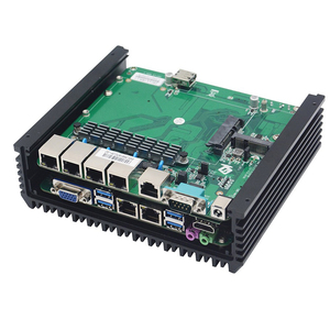 Mini nhúng không quạt công nghiệp <span class=keywords><strong>PC</strong></span> với 6 Lan New CPU hiển thị kép tùy chọn đối với chúng tôi AU CN phích cắm với wifi kết nối - Product Image 2