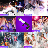 Patton Professional LED CO2 Jet Cannon Gun Metal Confetti Machine pour Discothèque DJ Parties Mariages