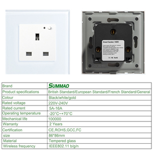 Sonoff — <span class=keywords><strong>prise</strong></span> murale intelligente Tuya Alexa, ue/royaume-uni, contrôle à distance par téléphone, Wifi, pour maison connectée - Product Image 3
