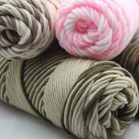Échantillons Gratuits Fil Mélangé Coton Lait 8 Brins 100g Multicolore pour Crochet et Tricot