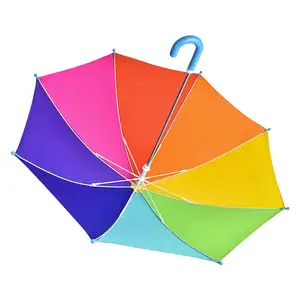 Sicherheits design Kinder Regen und Sonnenschirm Kinder bunte Phantasie Regenschirm 23 Zoll