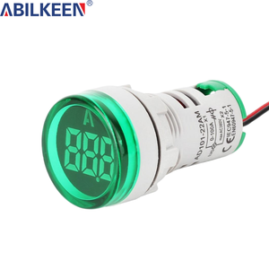 AD101-22AMR มิเตอร์ดิจิตอลแบบอินดิเตอร์30มม. LED แสดงสถานะนำร่อง0-100A 380V ใช้พลังงานต่ำแผงมิเตอร์ดิจิตอล - Product Image 5