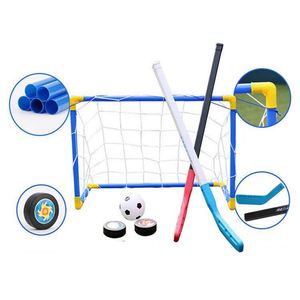 Mini-ensemble de bâtons de hockey en PVC pour enfants, style ancien, en plastique, pour le hockey sur glace et sur gazon en salle - Product Image 6
