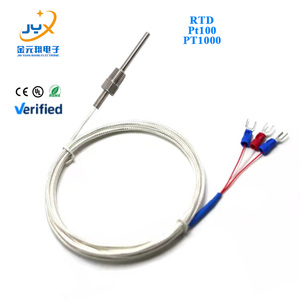 Sonde de température RTD en acier inoxydable <span class=keywords><strong>CU50</strong></span> PT1000 M10 * 1.5mm avec prise en charge OEM & ODM - Product Image 1