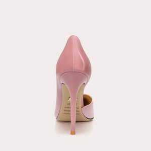<span class=keywords><strong>Zapatos</strong></span> de tacón alto puntiagudos boca baja <span class=keywords><strong>charol</strong></span> clásico ajustado de tacón alto para mujer de talla grande <span class=keywords><strong>zapatos</strong></span> individuales Rosa degradado - Product Image 4