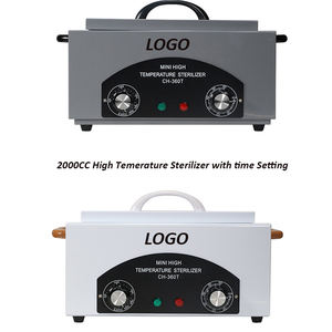 خزانة تعقيم الأظافر بدرجة حرارة عالية ، صندوق أدوات تجميل مع مصدر إضاءة ليد ، معقم CH360T مع ضبط الوقت - Product Image 2