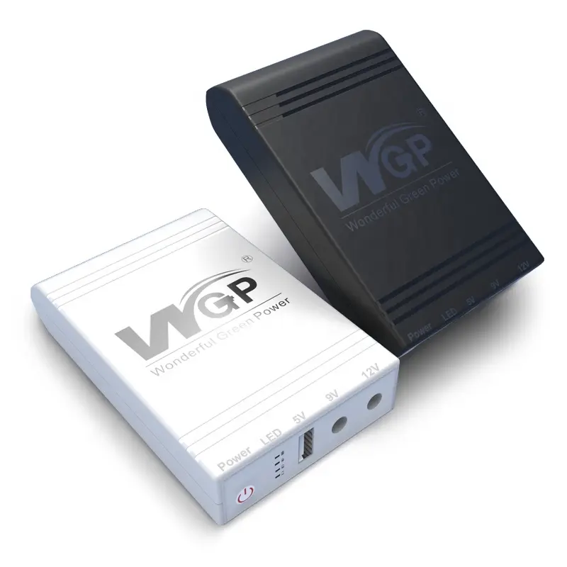 WGP MINI UPS Wifi Router Modem CCTV Camera Backup Battery USB Power Bank DC 5V 9V 12V mini UPS for Wifi Router