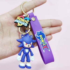 Llavero de Sonic 3D de Dibujos Animados al por Mayor, Llavero para Coche, Regalo para Niñas, Adolescentes, Niños, Adorno para Mochila, Llavero de Muñeca - Product Image 3