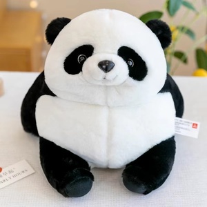 Lindo Oso de Peluche, Juguete de Peluche, Figura de Gato Blanco y Negro, Oso Polar para Abrazar, Almohada de Animal - Product Image 1