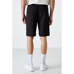 Pantalones Cortos Casuales Air Jones Albie para Hombre, Corte Estándar, Color Azul Marino, Mezcla de Algodón Interlock, para Verano - 81241 - Product Image 5