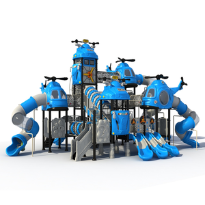 Ensemble de jeux <span class=keywords><strong>d</strong></span>'extérieur pour enfants certifié CE/ASTM, toboggan commercial sur le thème de l'<span class=keywords><strong>hélicoptère</strong></span>, résistant aux UV, robuste - Product Image 6