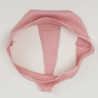 Vente en gros de culottes string en coton de taille mixte pour jeunes filles sexy string de couleur unie de taille basse dans une douzaine de paquets de 12 couleurs multiples et unies