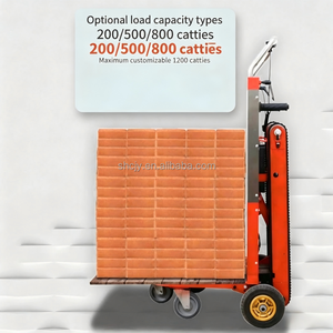 Chariots à plateforme électriques portables et pliables en métal, capacité de charge 400 kg, OEM, avec assurance commerciale - Product Image 5
